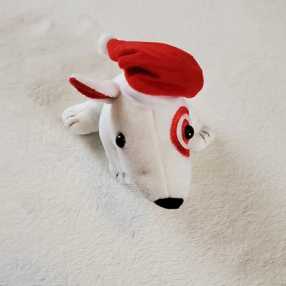 2006 Target Christmas Bull Terrier Bullseye Plush Beanie